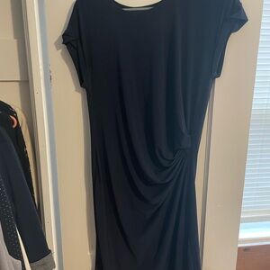 Banana Republic Blue Ruched Sheath Dress